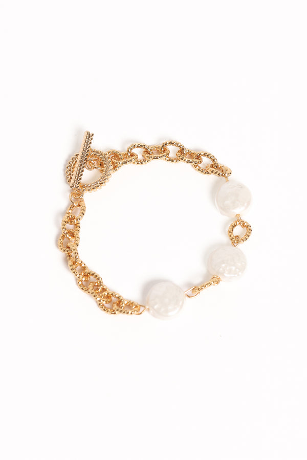 ACCESSORIES Kai Bracelet - Gold/Pearl