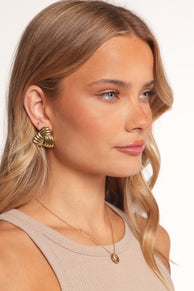 ACCESSORIES Katana Earrings - Gold