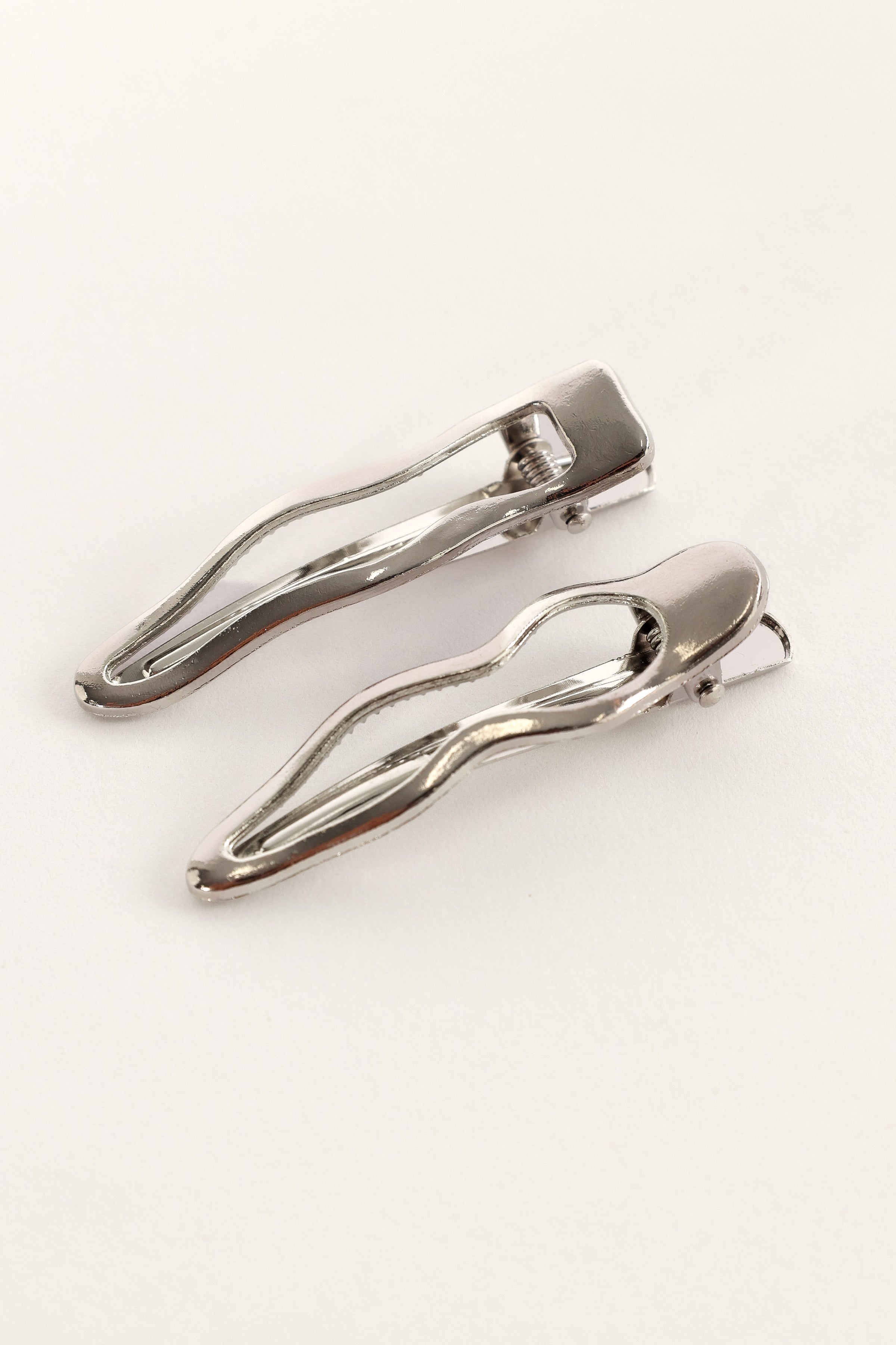 ACCESSORIES @Kesha 2 Pack Hairclip - Silver