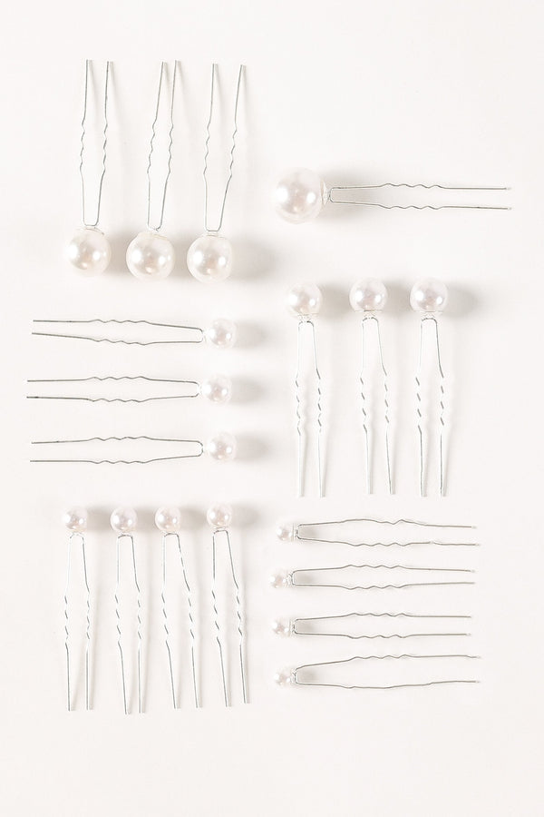 ACCESSORIES @Laina Hair Pins - Pearl