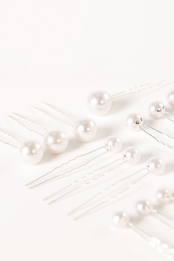 ACCESSORIES @Laina Hair Pins - Pearl