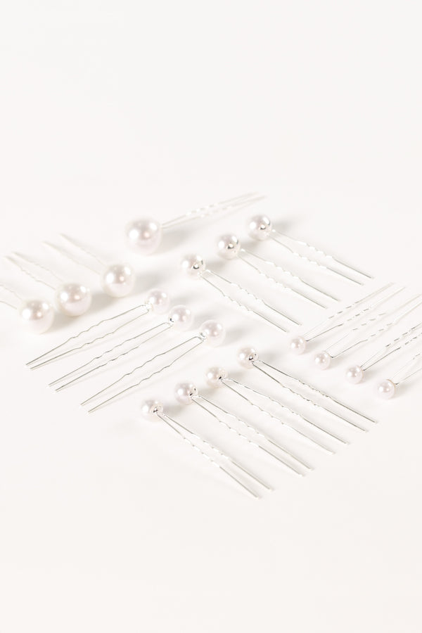 ACCESSORIES @Laina Hair Pins - Pearl