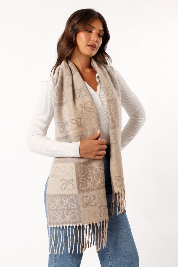 ACCESSORIES @Lana Scarf - Neutral