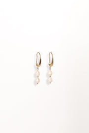 ACCESSORIES @Larissa Pearl Earrings - Gold