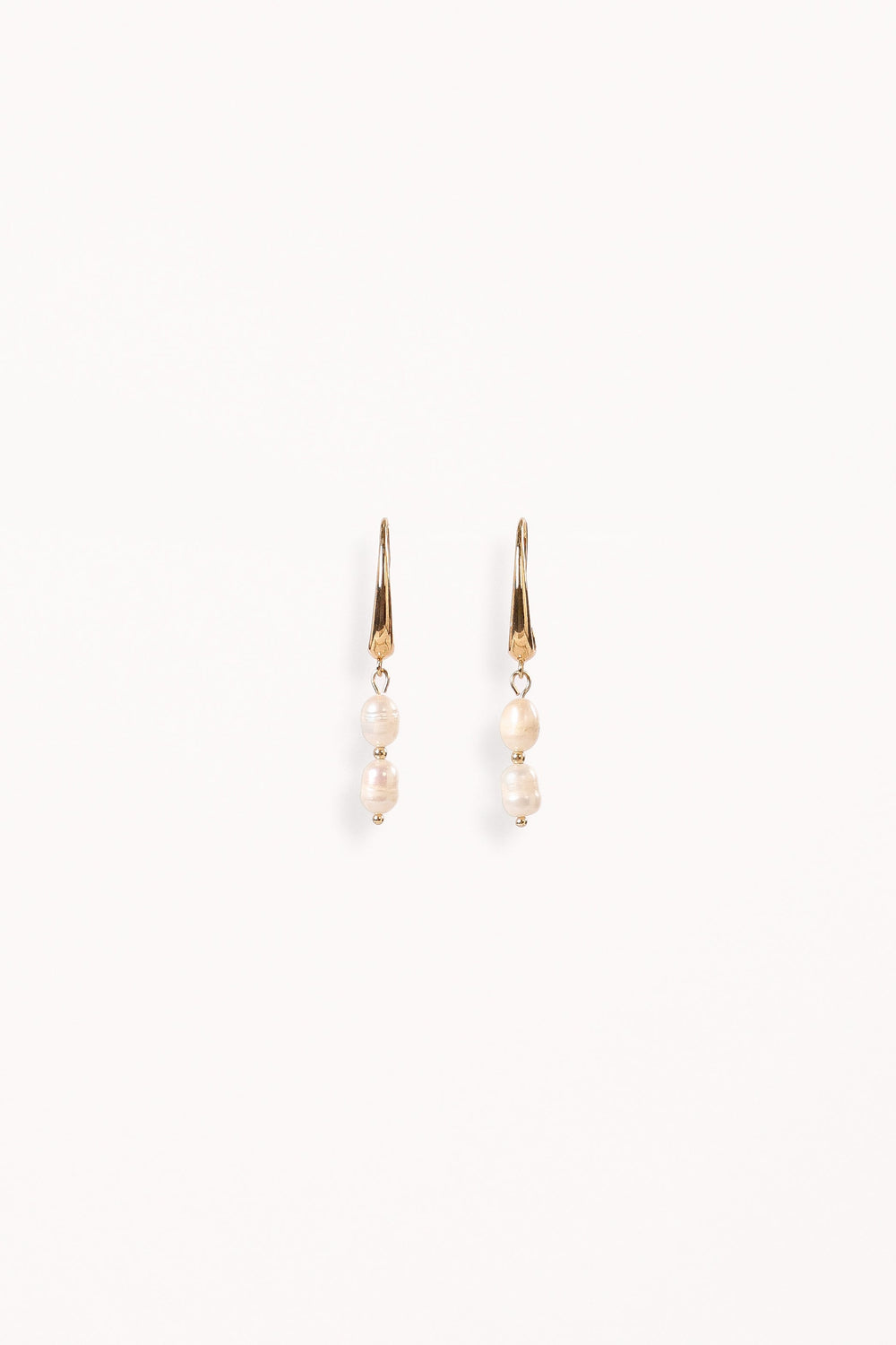 ACCESSORIES @Larissa Pearl Earrings - Gold