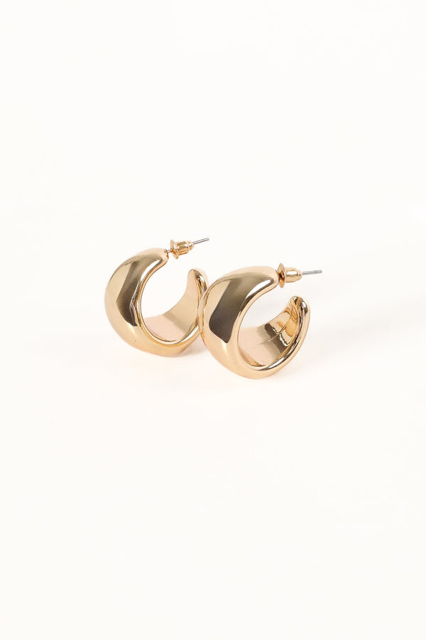 ACCESSORIES @Leandra Earrings - Gold