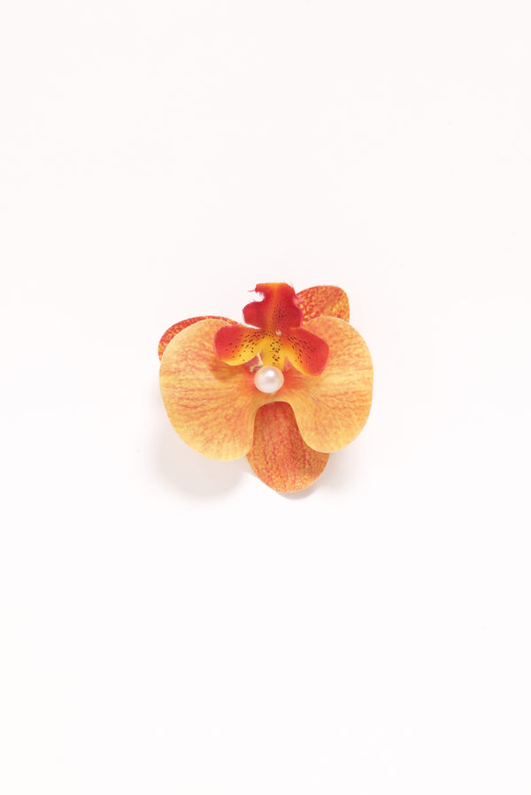 ACCESSORIES Leila Orchid Hair Clip - Orange