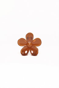 ACCESSORIES Leona Flower Clip - Brown