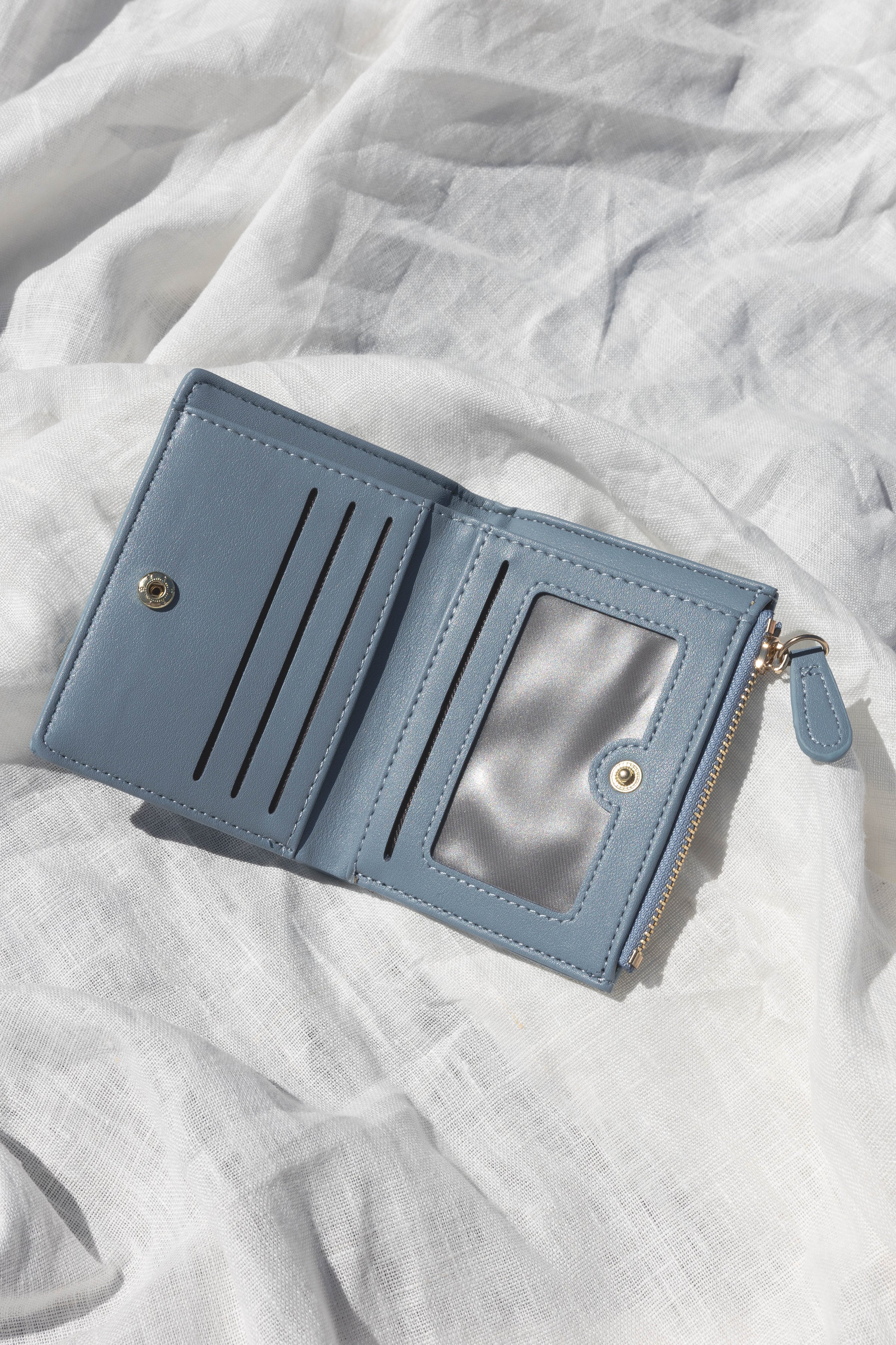 ACCESSORIES @Libby Coin And Card Wallet - Blue