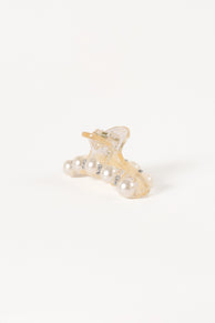 ACCESSORIES @Lile Pearl Hair Clip - White