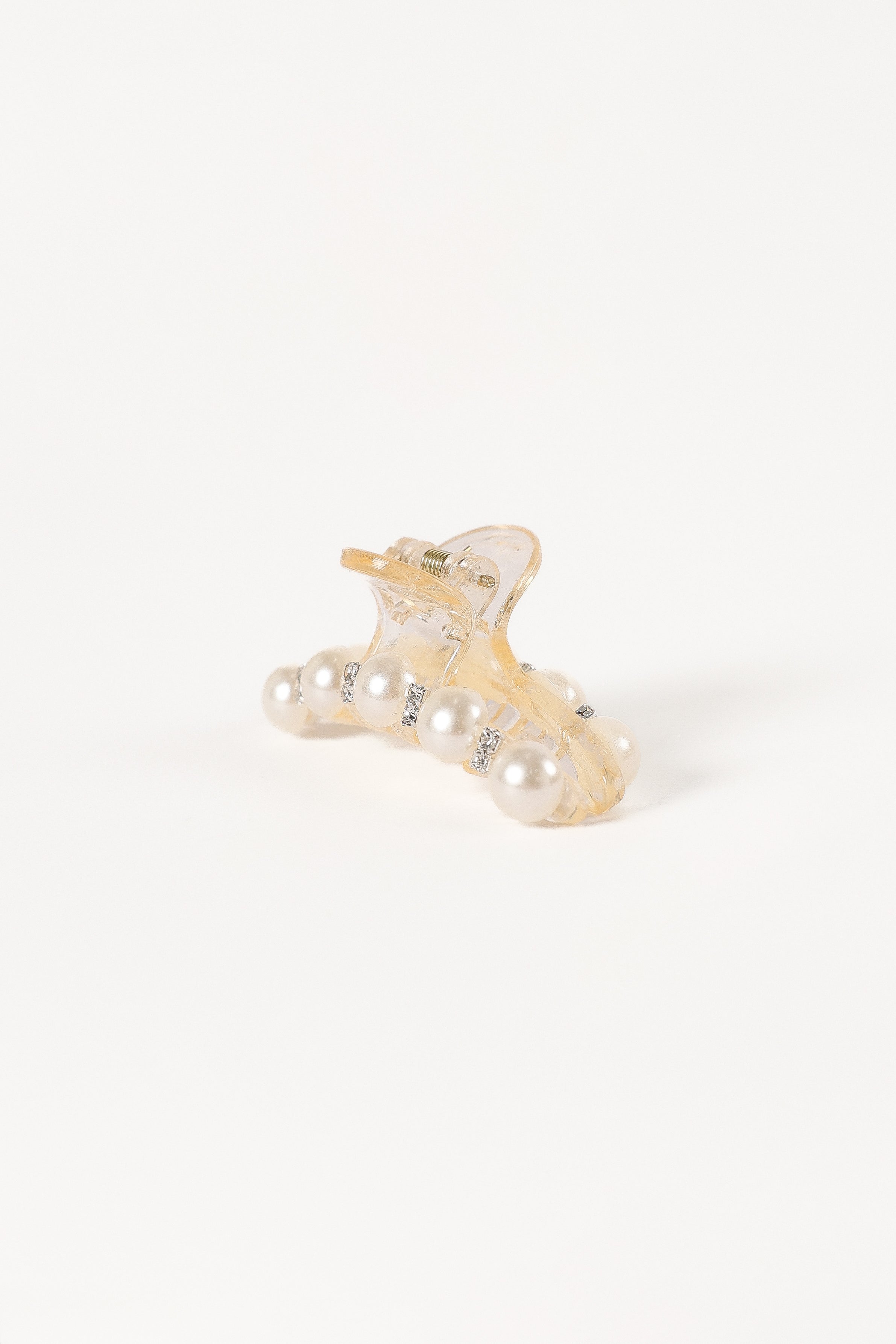 ACCESSORIES @Lile Pearl Hair Clip - White