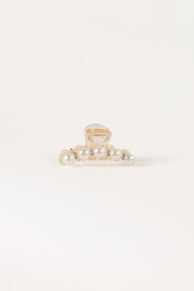 ACCESSORIES @Lile Pearl Hair Clip - White
