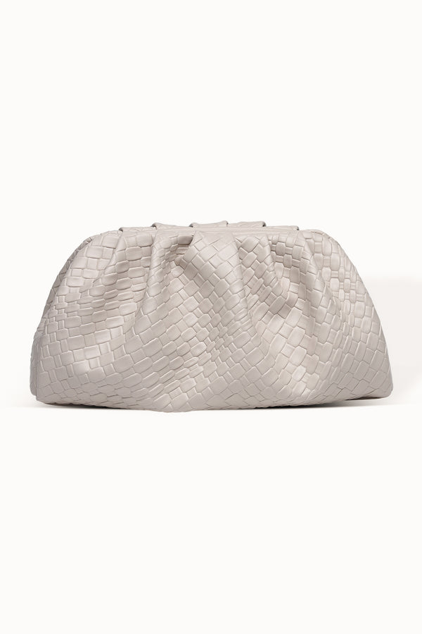 ACCESSORIES Macy Woven Clutch - Malt