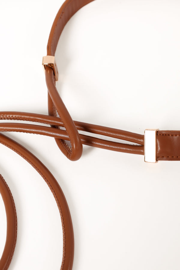 ACCESSORIES @Maddie Belt - Brown