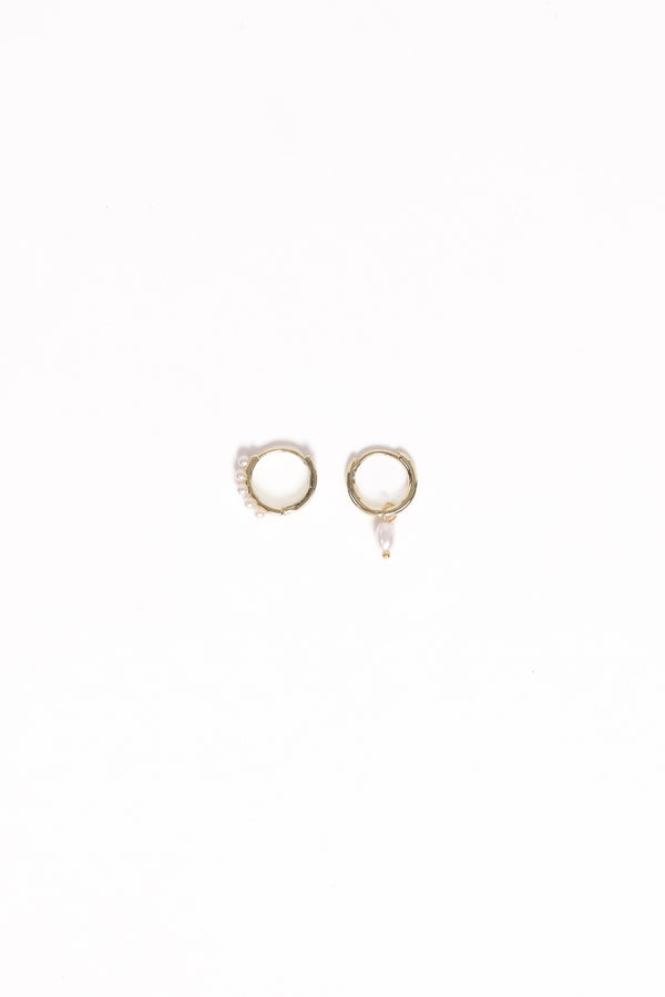 ACCESSORIES Maracuja Earring Set - Gold/Pearl