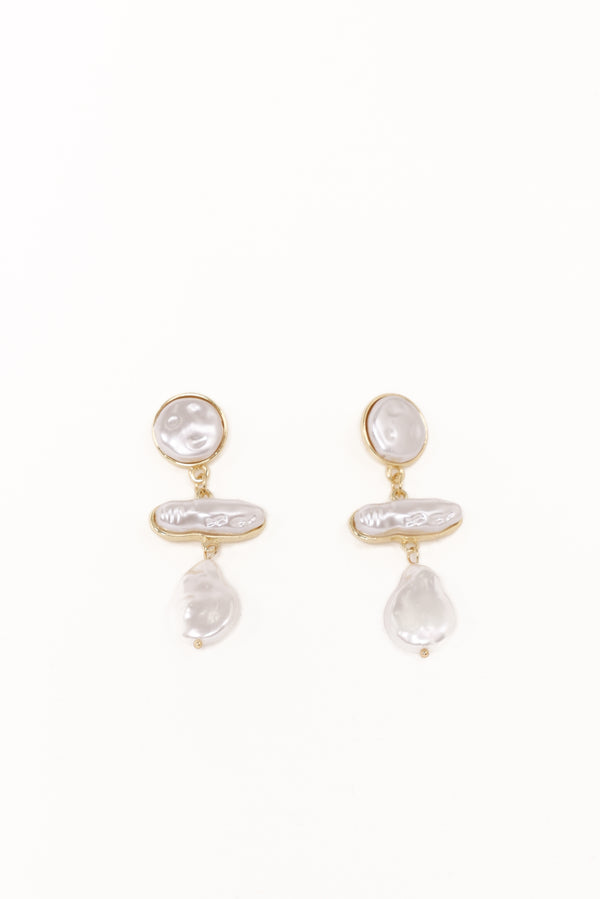 ACCESSORIES Marella Earrings - Gold Pearl