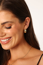 ACCESSORIES @Marley Hoop Earrings - Gold
