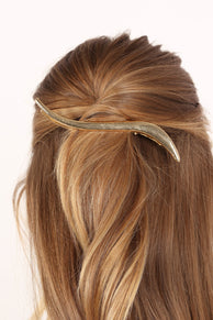 ACCESSORIES @Maya Hairclip - Gold