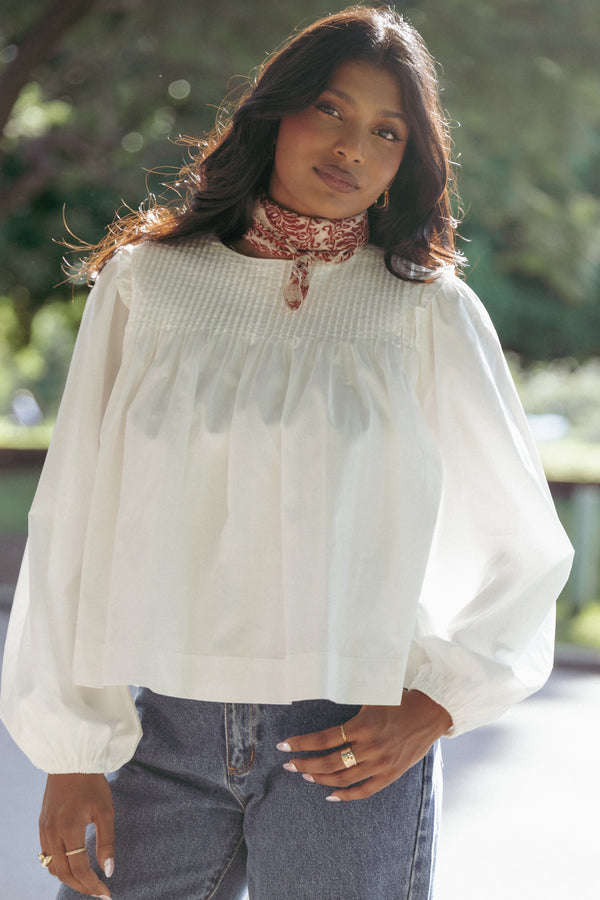 ACCESSORIES Melanie Scarf - Red Floral