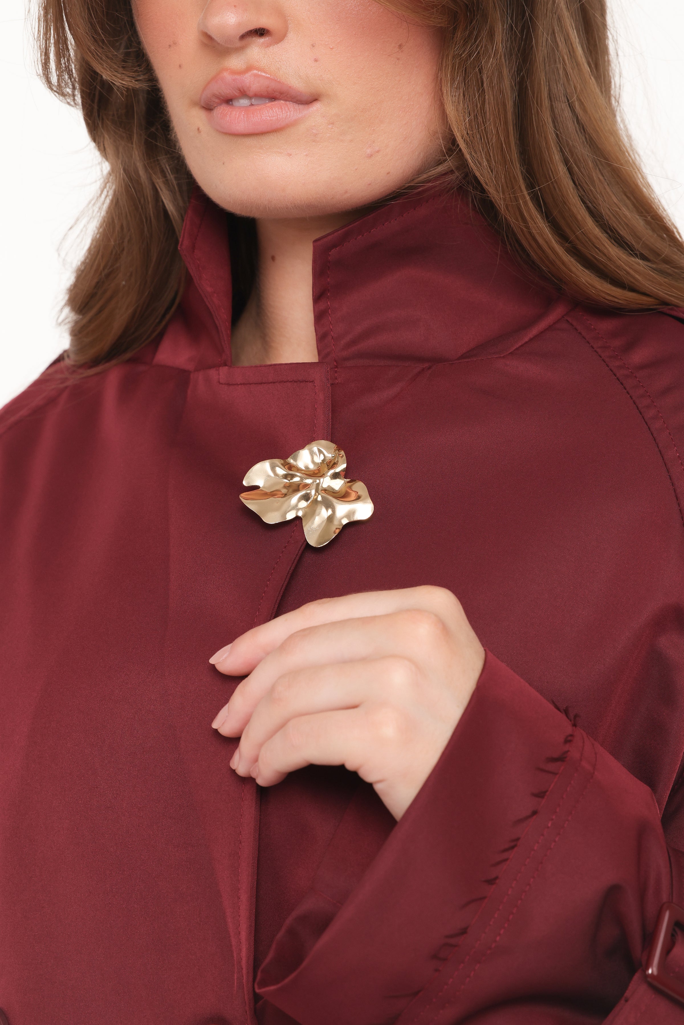 ACCESSORIES Melita Flower Brooch - Gold