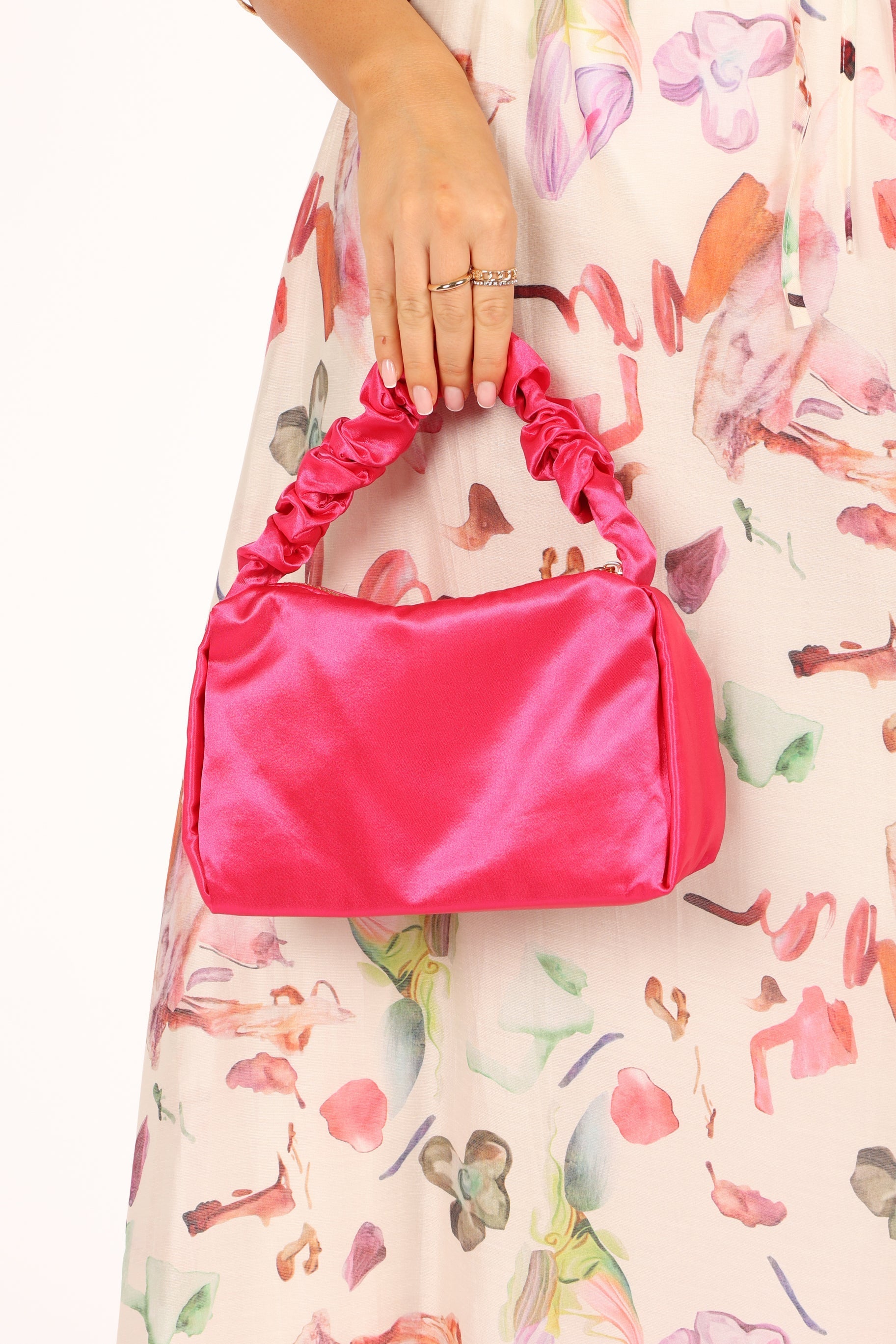 ACCESSORIES @Mira Satin Bag - Pink