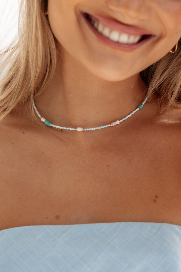 ACCESSORIES Molly Necklace - Blue