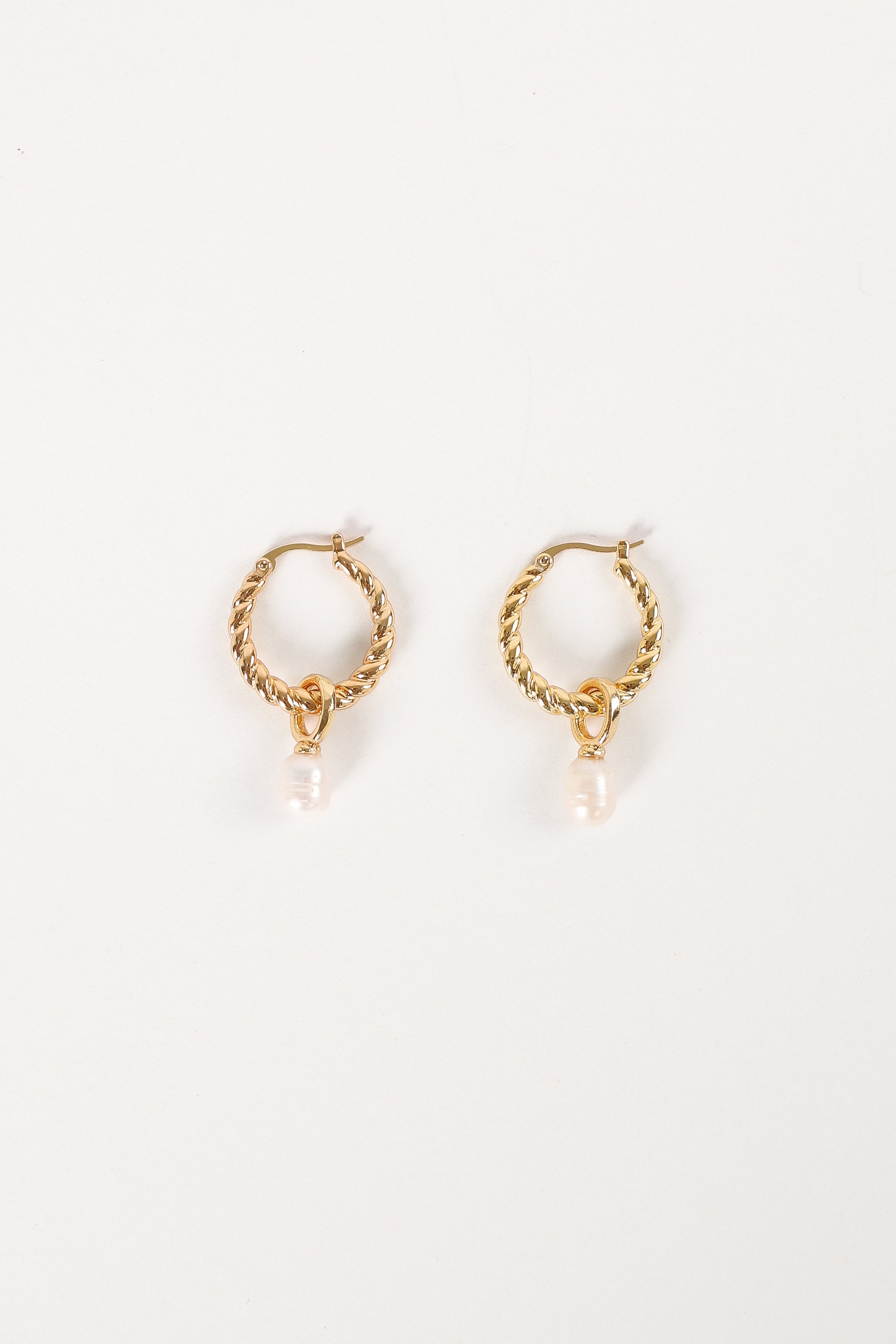 ACCESSORIES @Monika Hoop Earrings - Gold