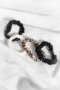 ACCESSORIES @Morgan Hair Tie Set - Black Multi
