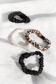 ACCESSORIES @Morgan Hair Tie Set - Black Multi