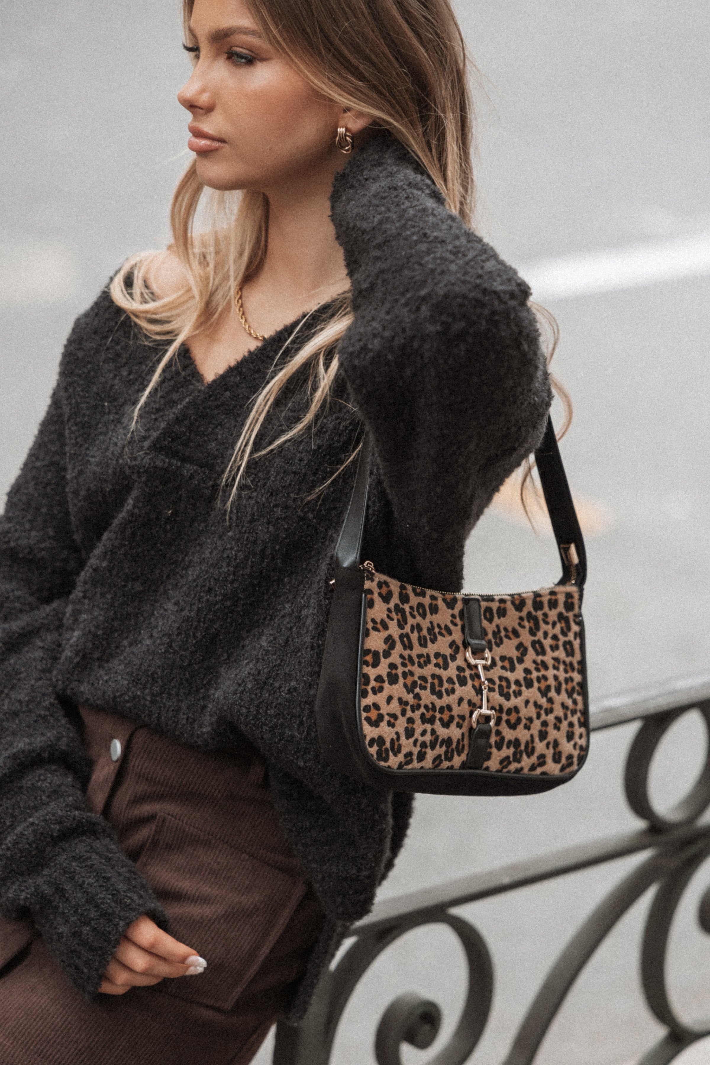 ACCESSORIES Natty Handbag - Leopard