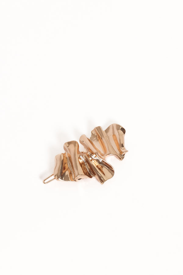 ACCESSORIES Nora Hair Clip - Gold