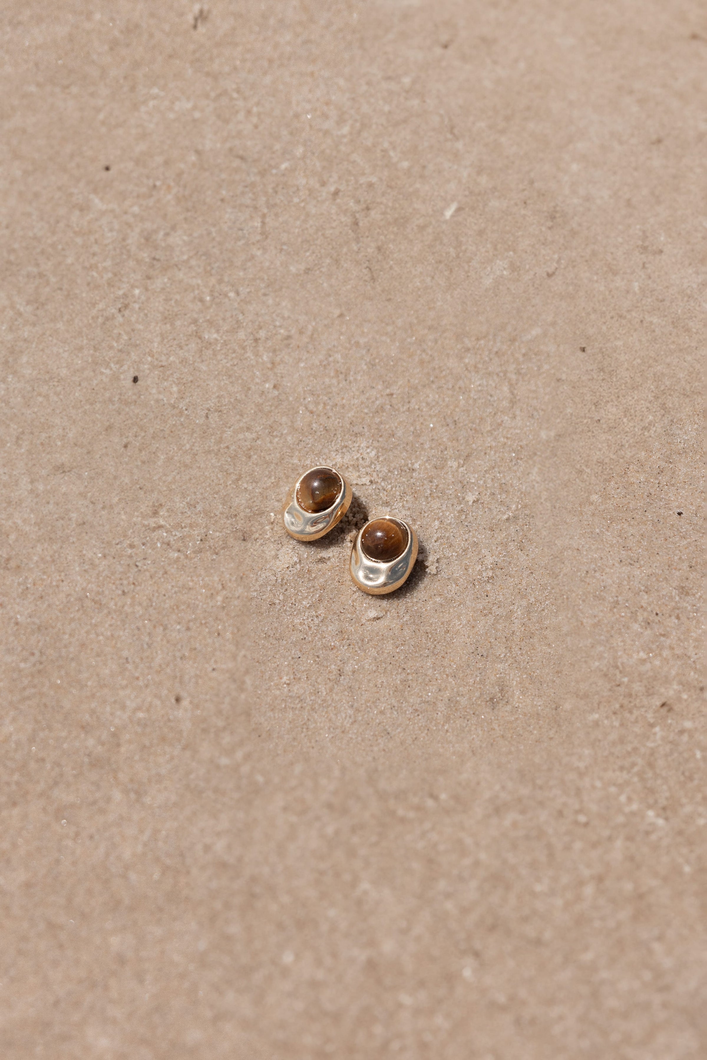 ACCESSORIES Nova Earrings - Brown/Gold
