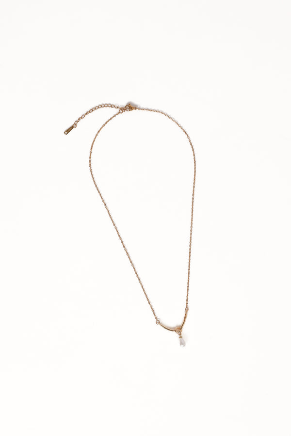 ACCESSORIES Nusa Necklace - Gold/Pearl