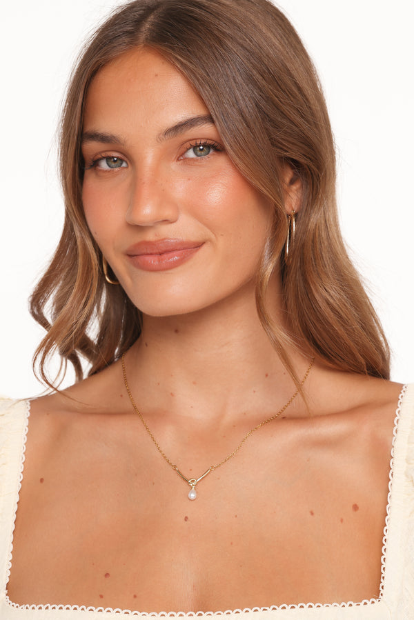 ACCESSORIES Nusa Necklace - Gold/Pearl