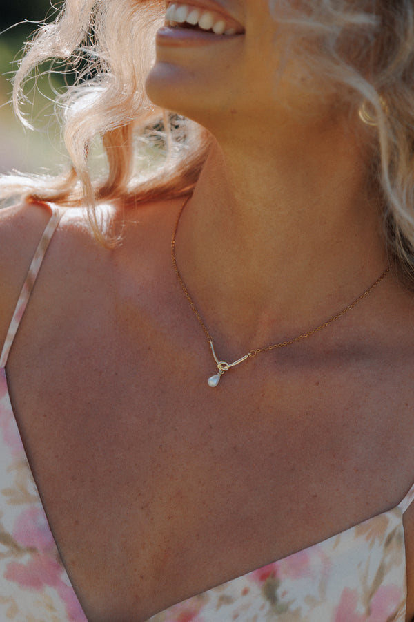 ACCESSORIES Nusa Necklace - Gold/Pearl