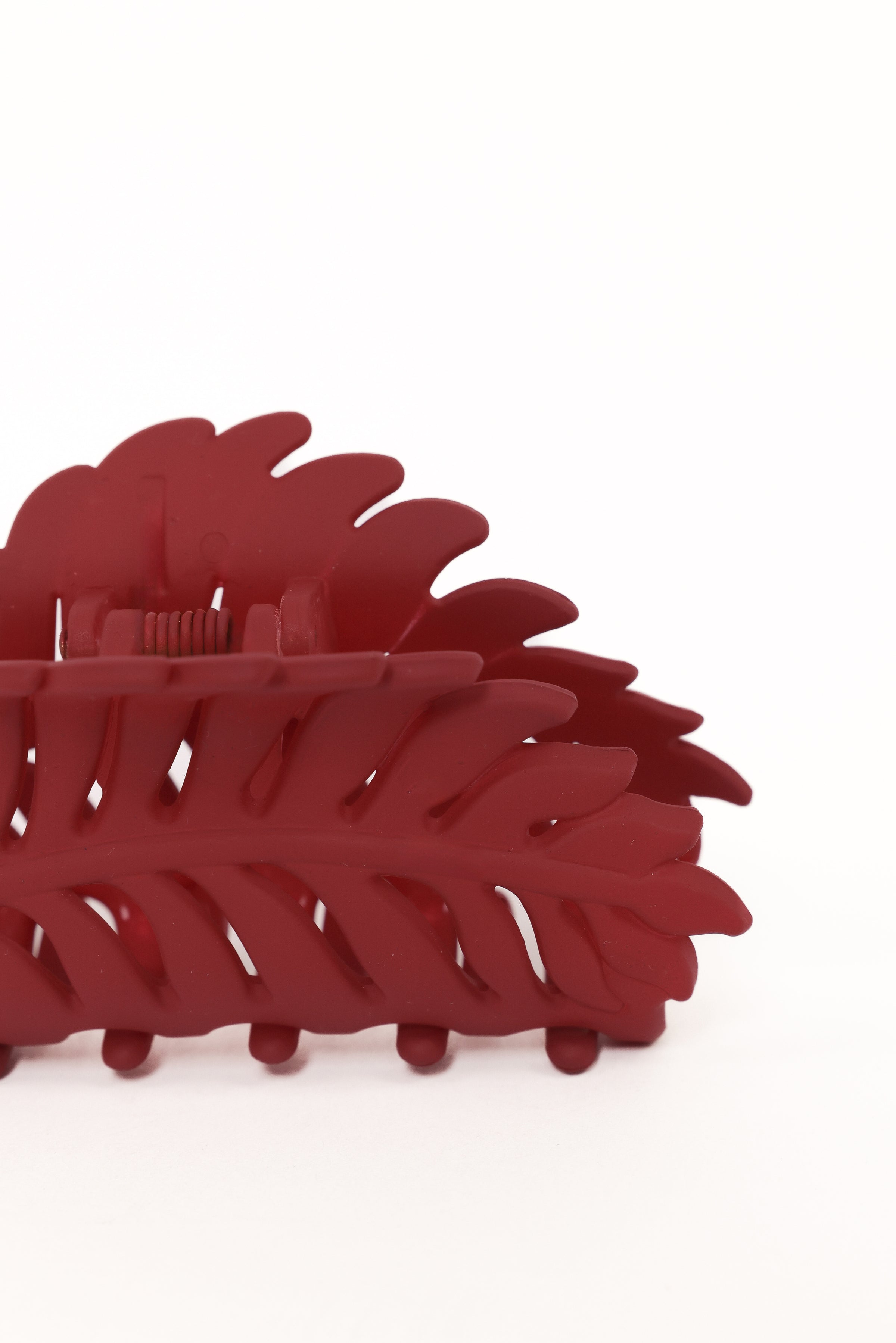 ACCESSORIES Palm Hair Clip - Red