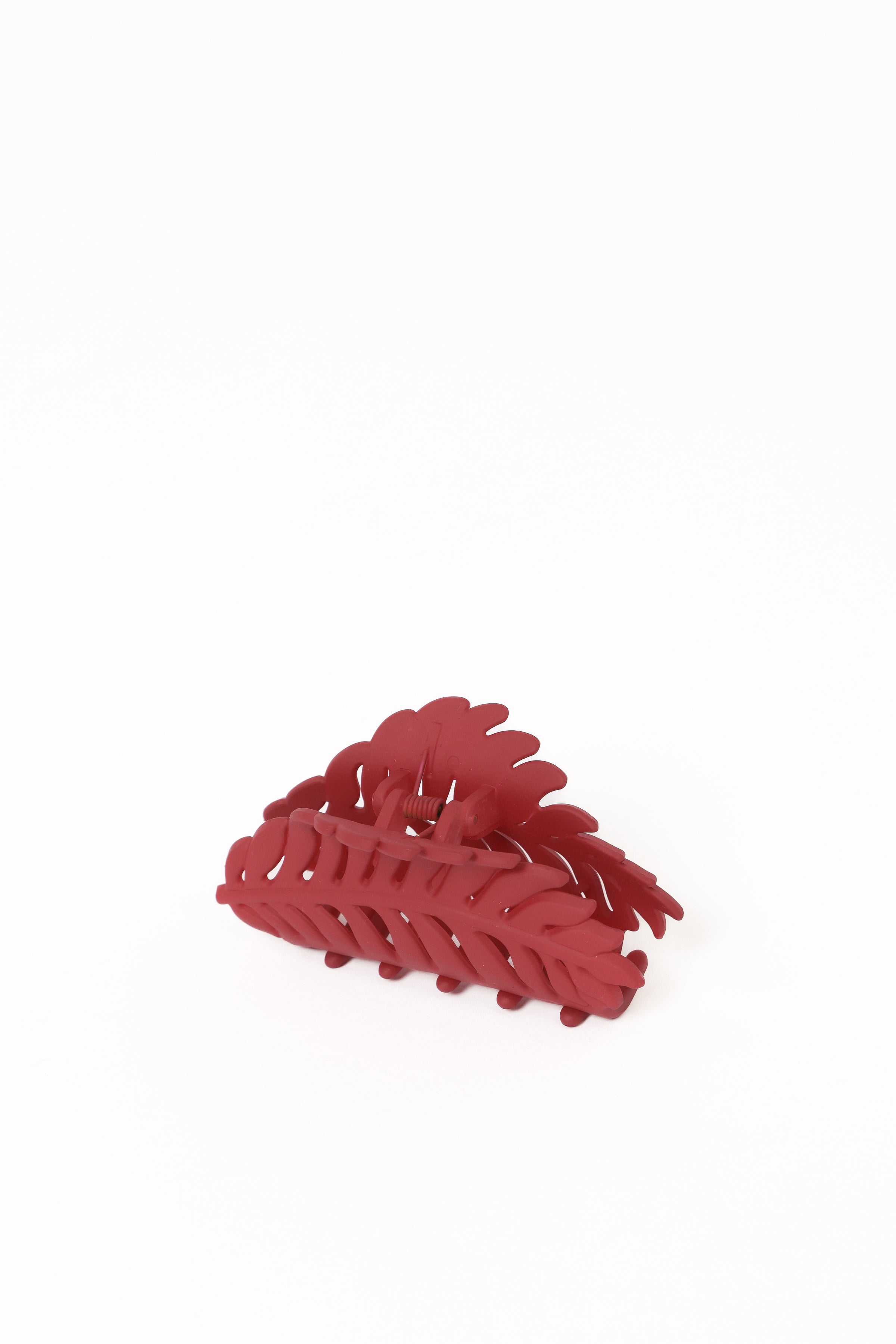 ACCESSORIES Palm Hair Clip - Red