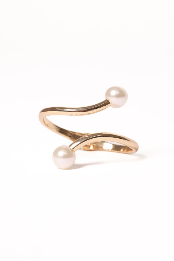 ACCESSORIES Petra Cuff - Gold/Pearl