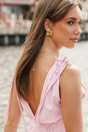 ACCESSORIES @Rickie Statement Earrings - Gold