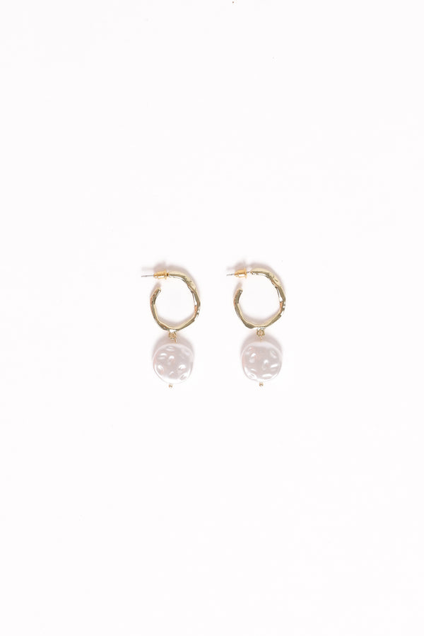 ACCESSORIES Rochelle Earrings - Gold/Pearl
