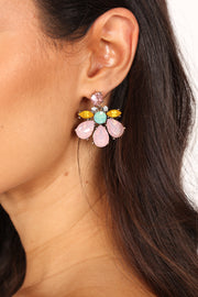 ACCESSORIES @Rowan Earrings - Pink