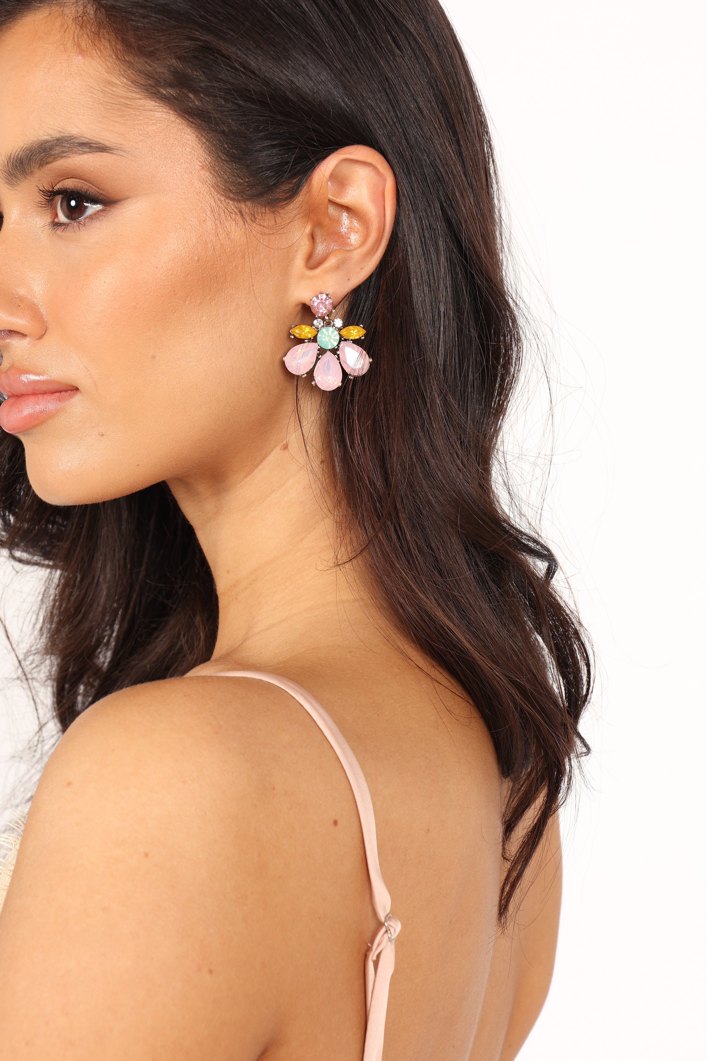 ACCESSORIES @Rowan Earrings - Pink