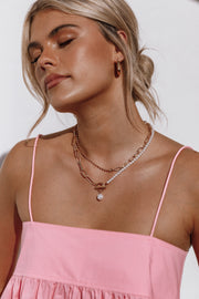 ACCESSORIES Ryker LAyered Necklace - Gold Pearl
