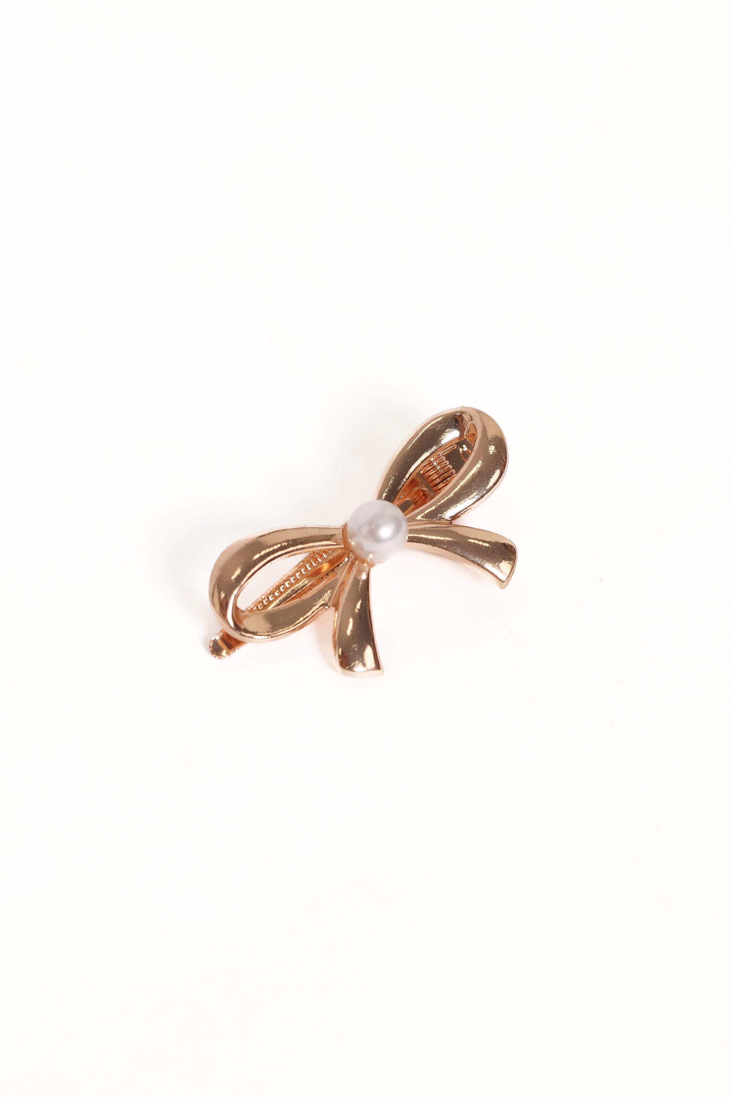 ACCESSORIES Scout Bow Hair Clip - Gold/Pearl