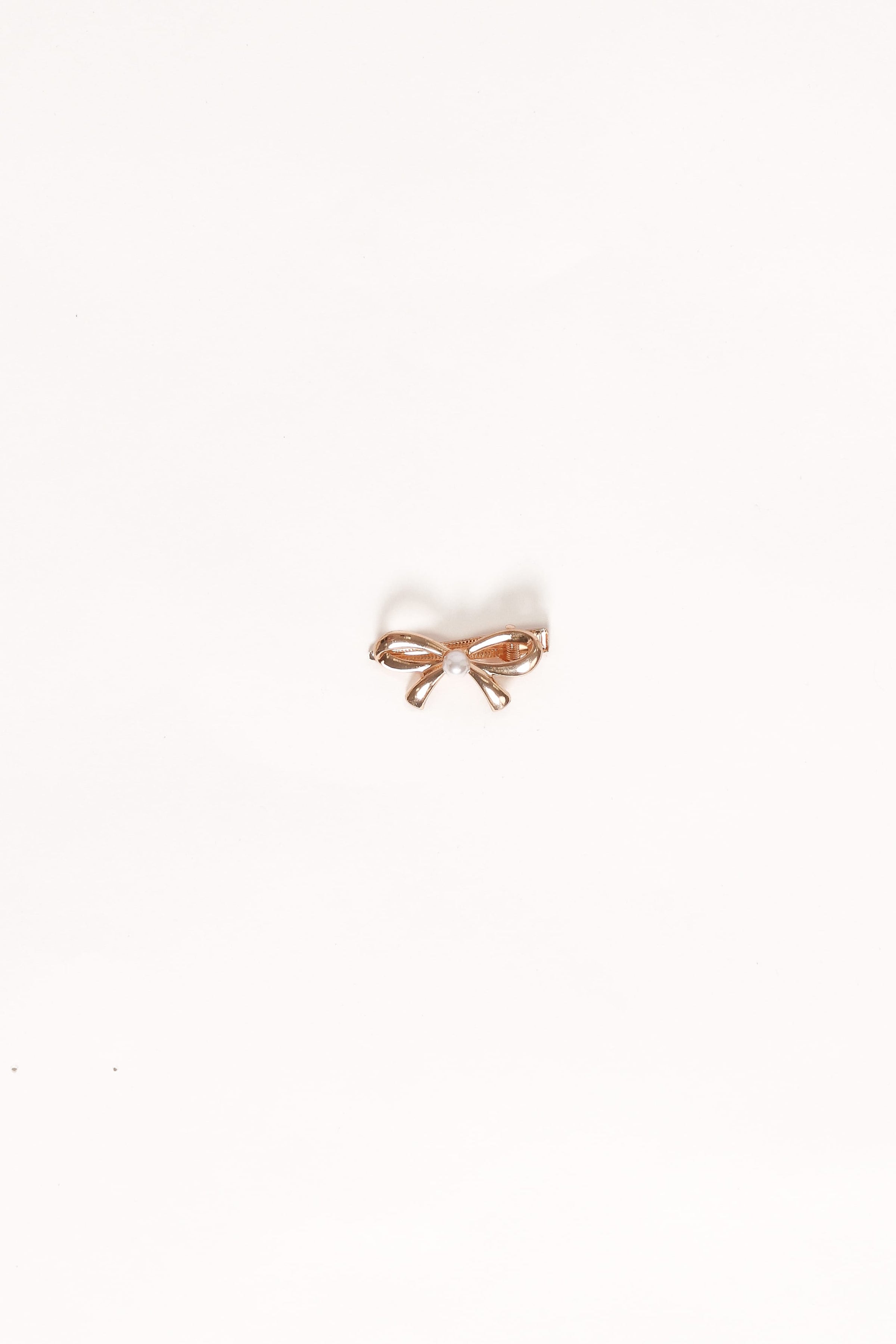 ACCESSORIES Scout Bow Hair Clip - Gold/Pearl