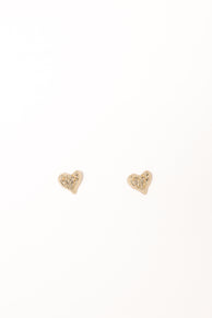ACCESSORIES Shanice Heart Earrings - Gold