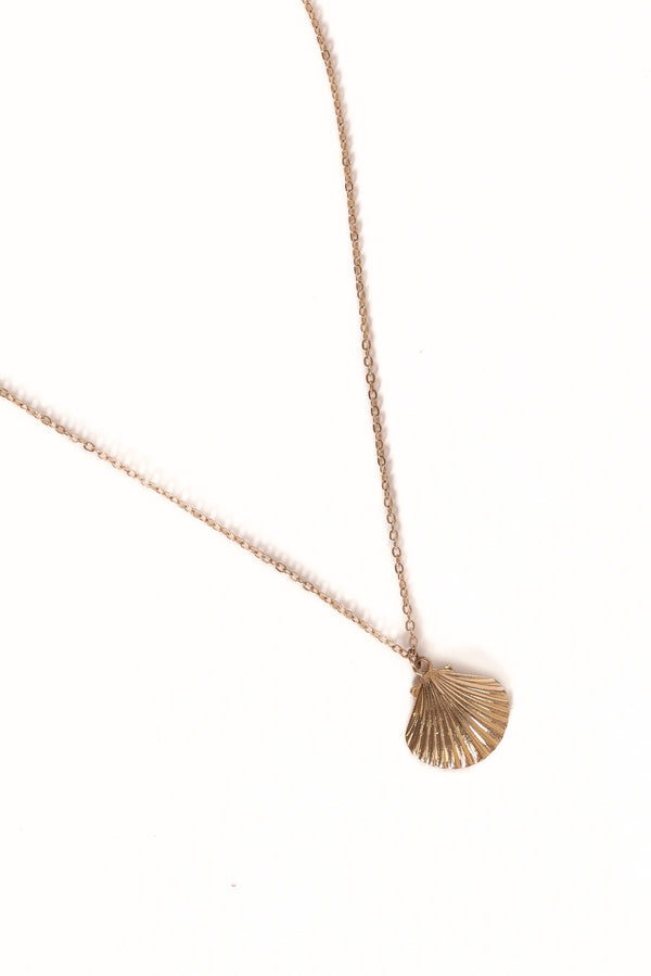 ACCESSORIES Shell Necklace - Gold