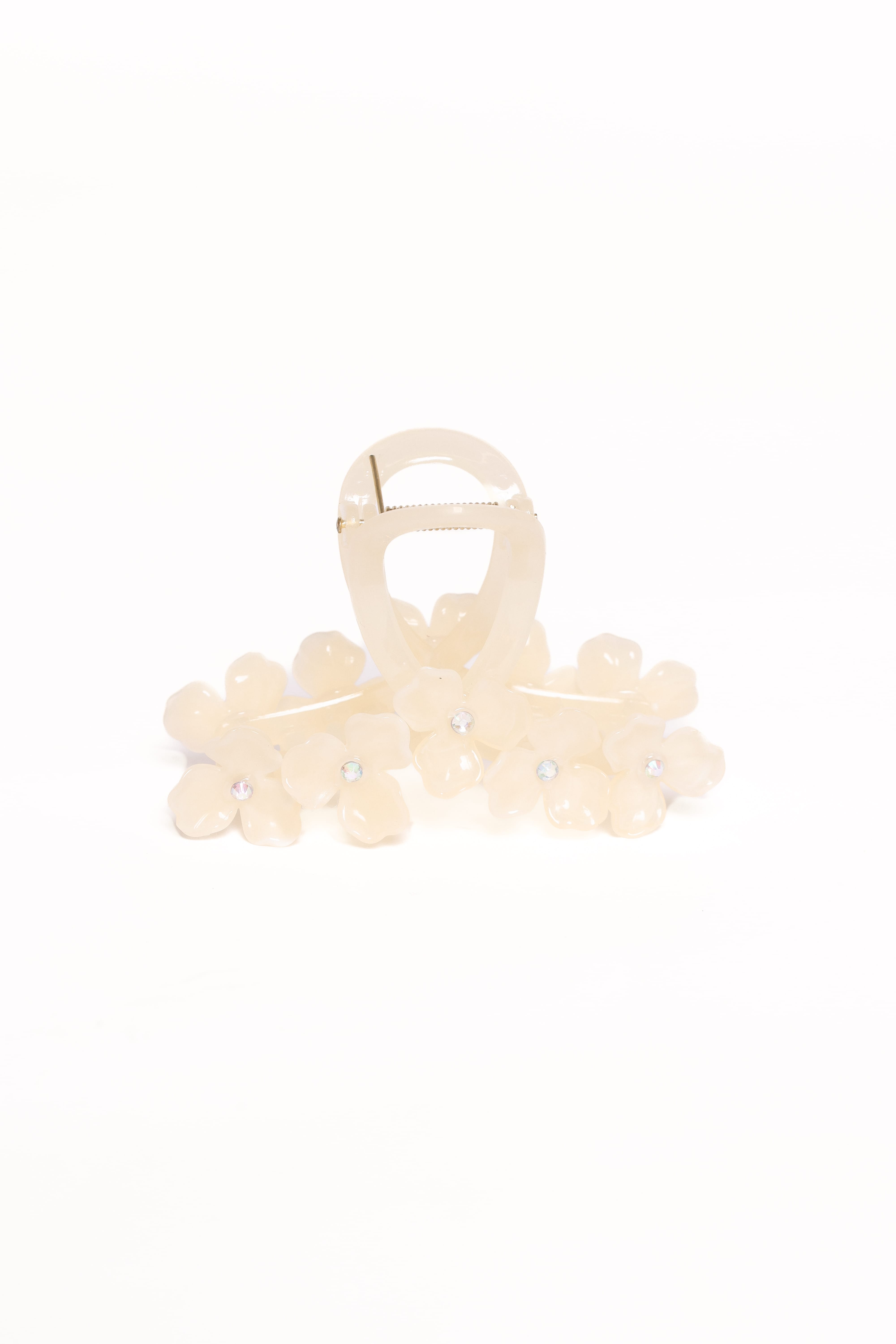 ACCESSORIES Shiloh Flower Hair Clip - Cream