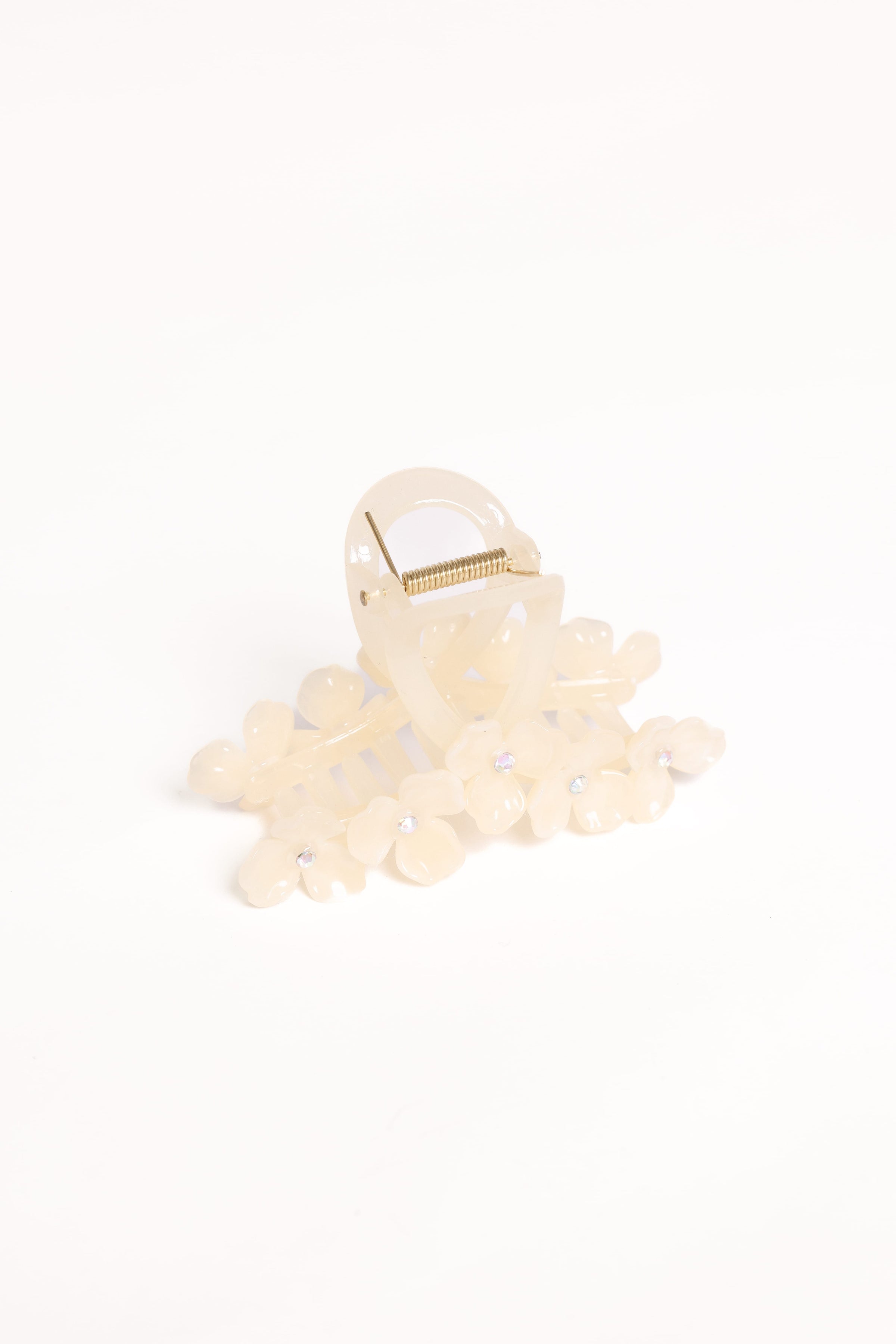 ACCESSORIES Shiloh Flower Hair Clip - Cream