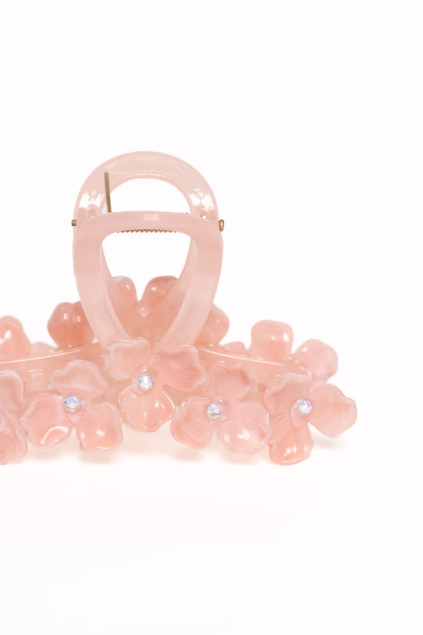 ACCESSORIES Shiloh Flower Hair Clip - Pink